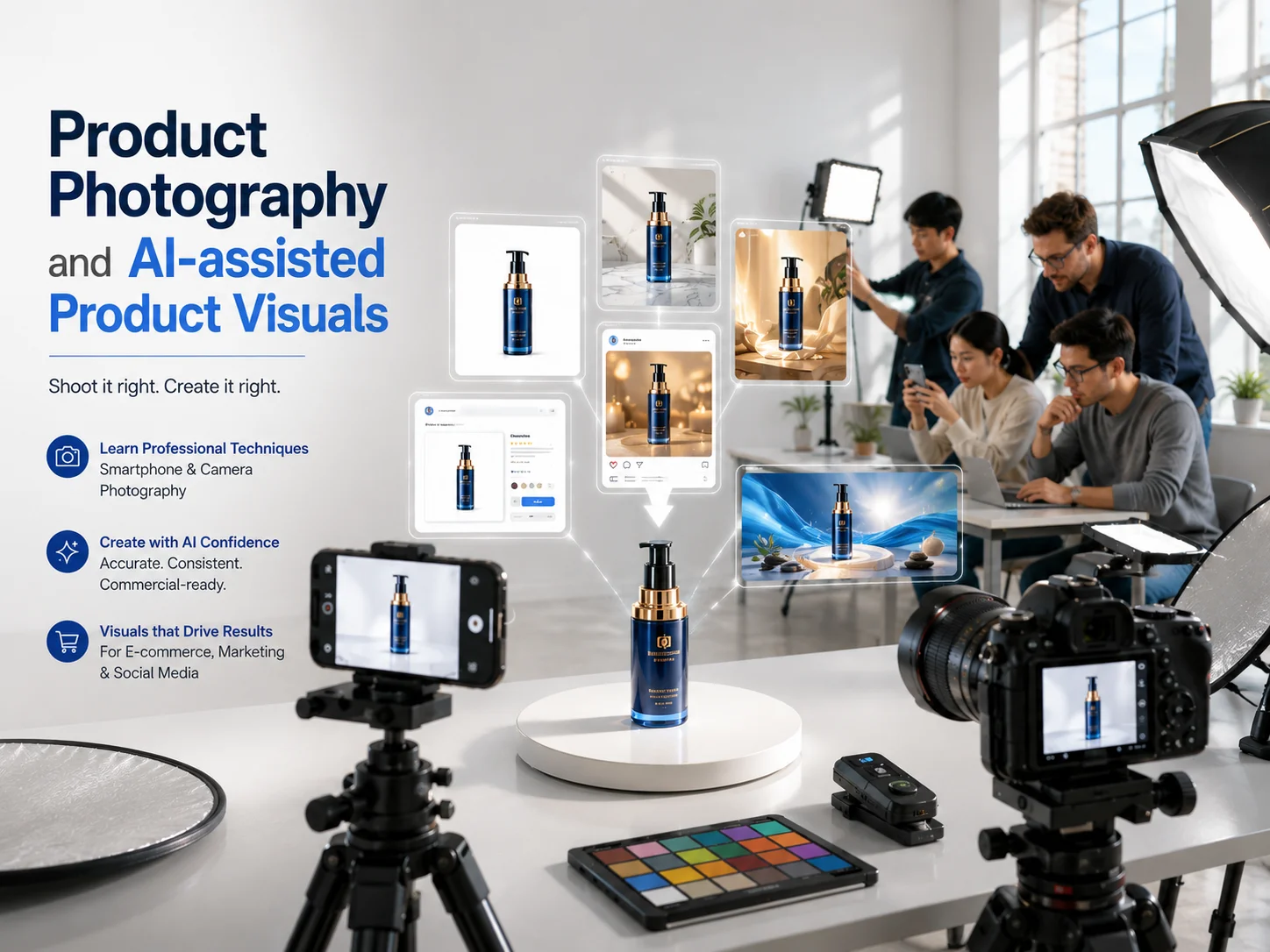 Product Photography and AI-assisted Product Visuals Workshop